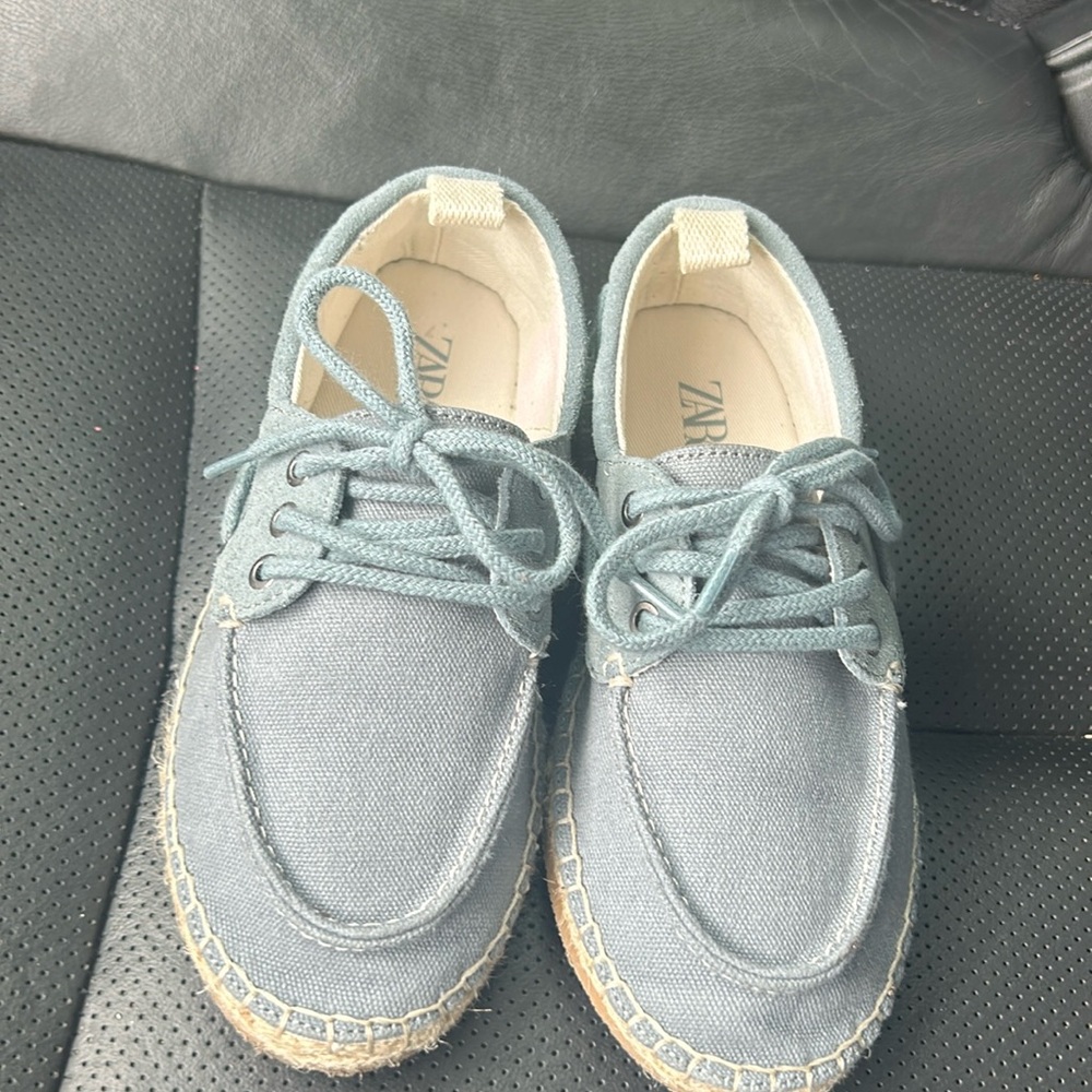 ZARA KIDS JUTE LOAFERS
